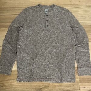 Brown Long-Sleeve Shirt